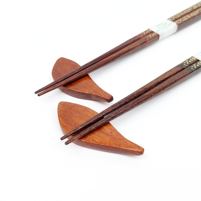 Japanisches Essstäbchen-Set – Sakura Gold