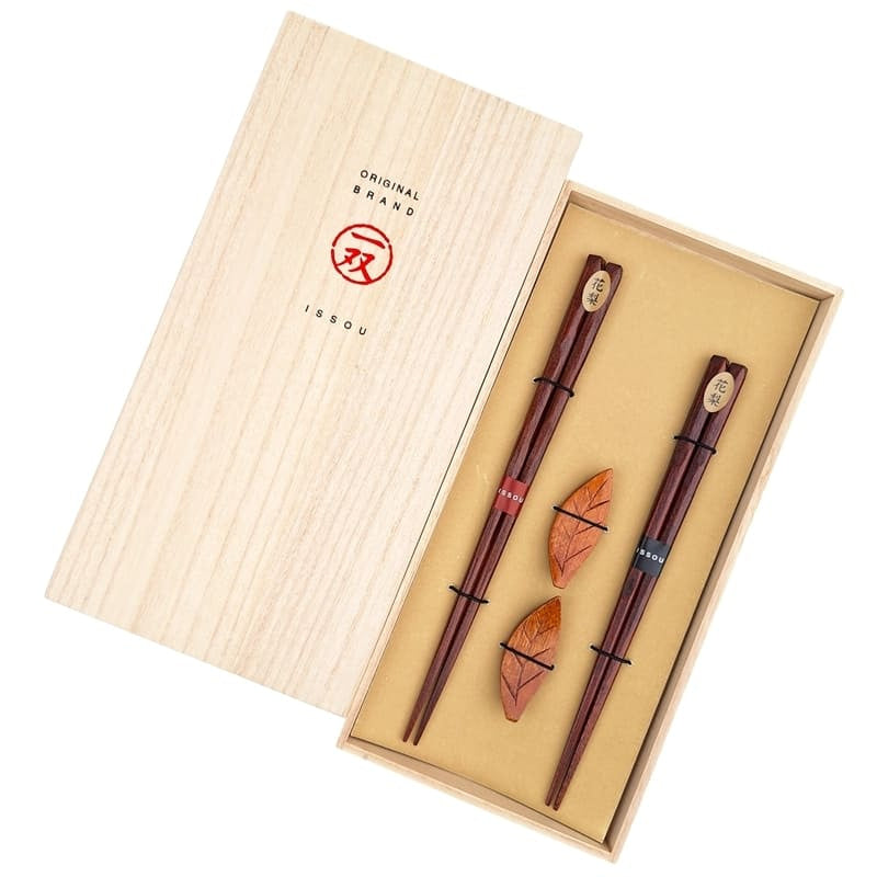 Japanisches Essstäbchen Set & Stäbchenhalter