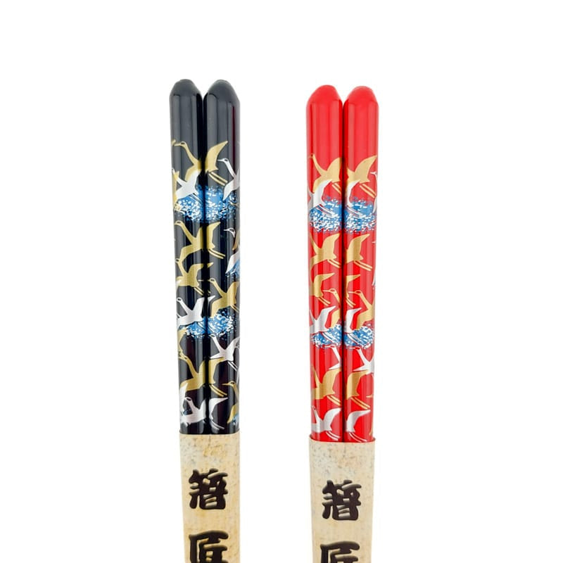 Japanisches Essstäbchen Set - Tsuru