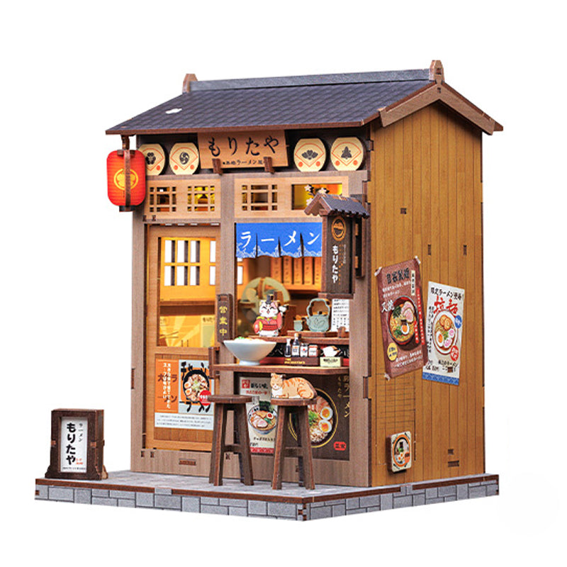 Japanisches Holz-Miniaturhaus-Bausatz Morita-Ya