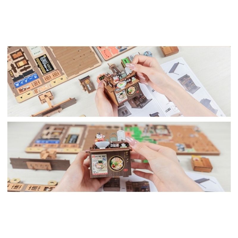 Japanisches Holz-Miniaturhaus-Bausatz Morita-Ya