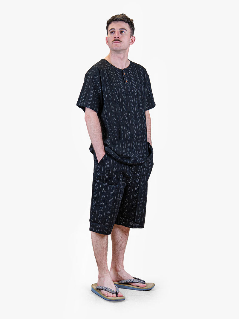Japanisches Jinbei Herren – Kuro