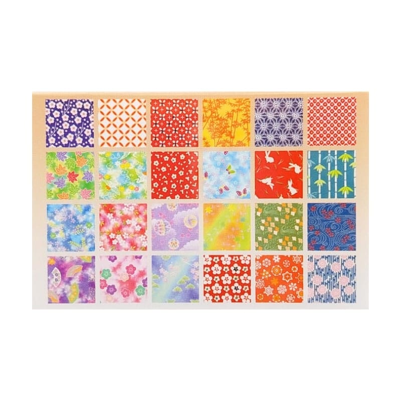 Japanisches Origami-Papier - 30 Motive - 7,5x7,5 cm