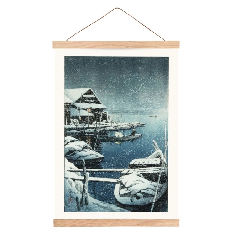 Japanisches Poster Schnee In Mukojima A3