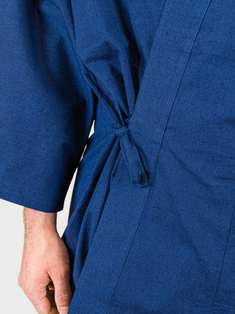 Japanisches Samue Herren – Marineblau Übergangszeit