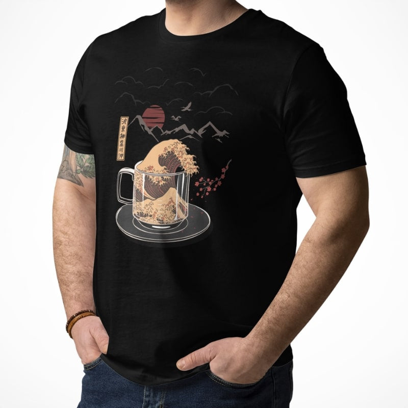 Japanisches T-Shirt - Kanagawa Coffee