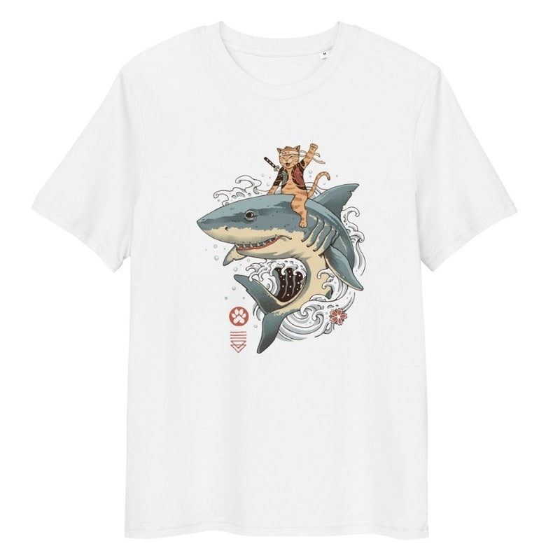 Japanisches T-Shirt Neko Hai S