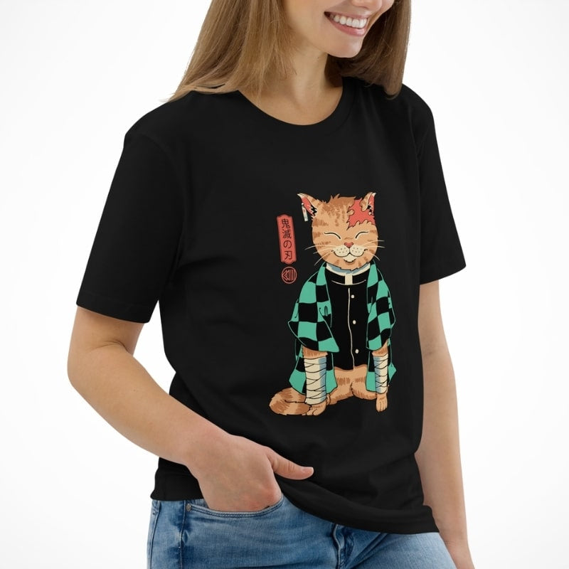 Japanisches T-Shirt Neko Slayer