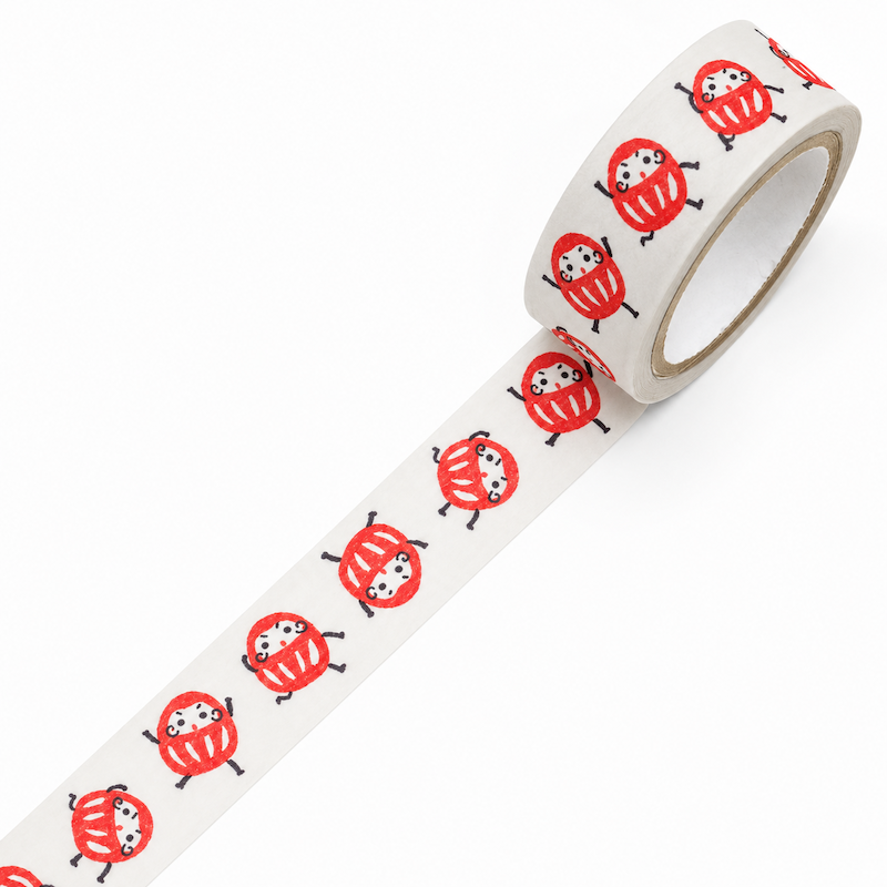 Japanisches Washi Tape - Daruma