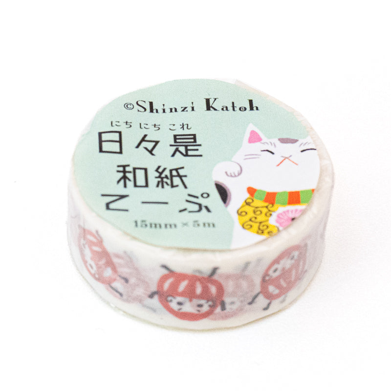 Japanisches Washi Tape - Daruma