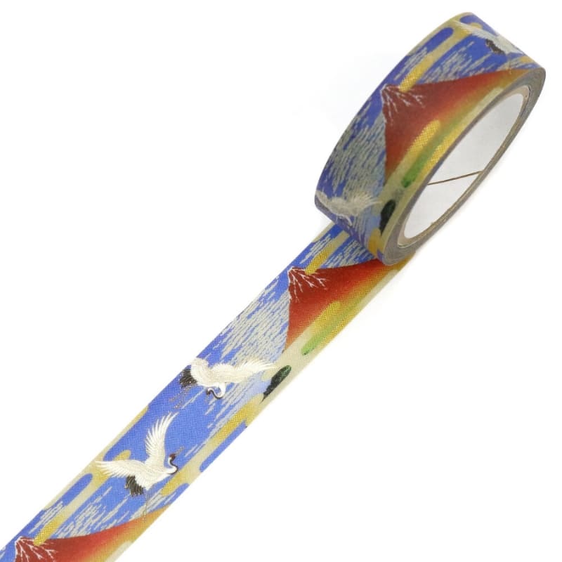 Japanisches Washi Tape Fuji Rot und Kranich