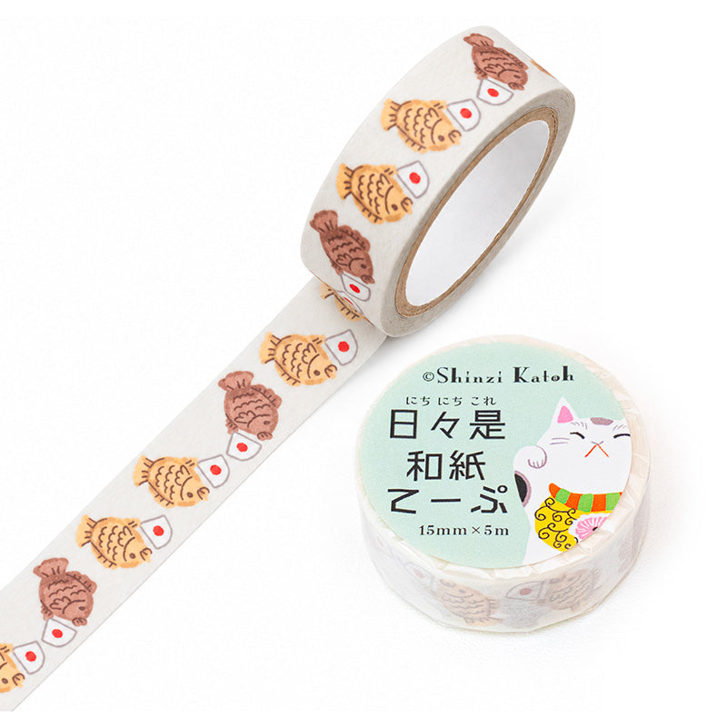 Japanisches Washi Tape - Taiyaki