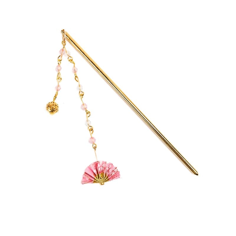 Kanzashi Fächer Rosa