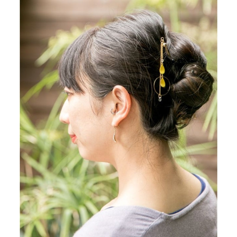 Kanzashi Gelbe Blütenblätter