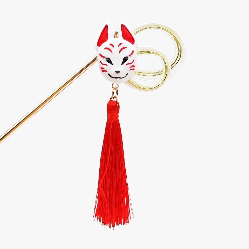 Kanzashi Japanische Kitsune-Maske