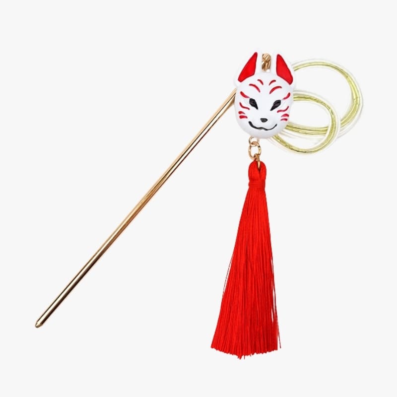Kanzashi Japanische Kitsune-Maske