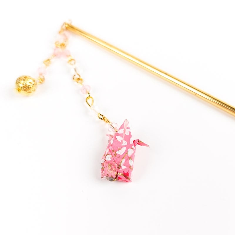 Kanzashi Origami Rosa