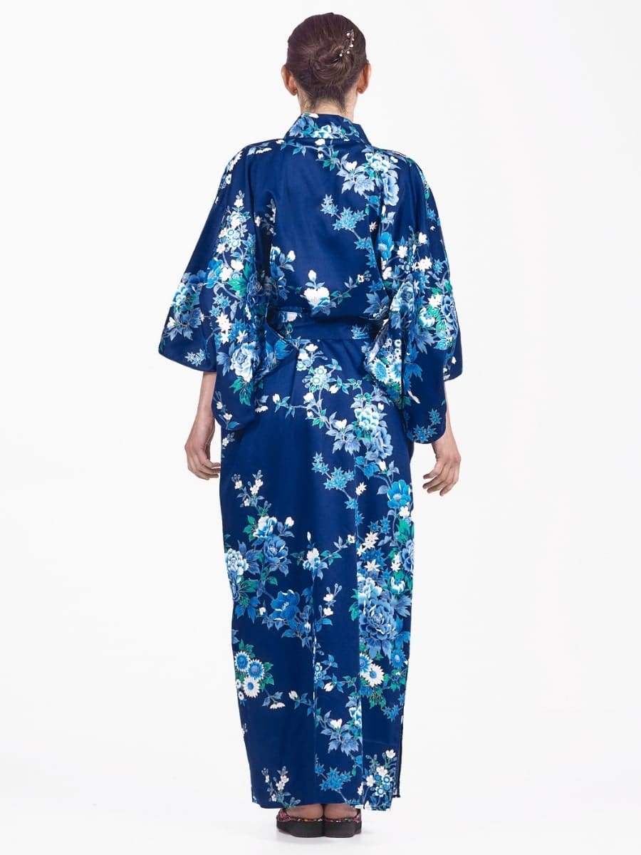 Kimono Damen – Blau Hana Einheitsgröße