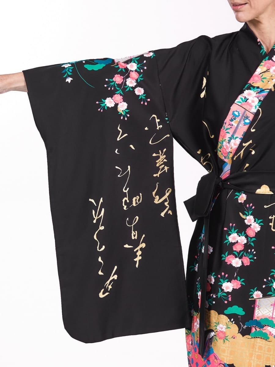 Kimono Damen – Furisode-Stil Einheitsgröße
