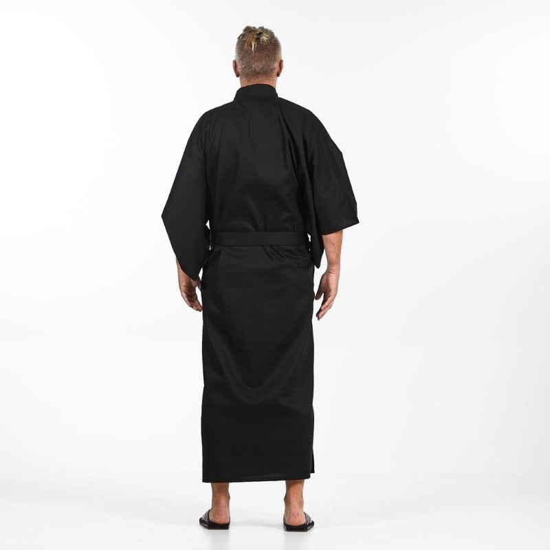 Kimono Mann Japanisch Schwarz - Einheitsgröße
