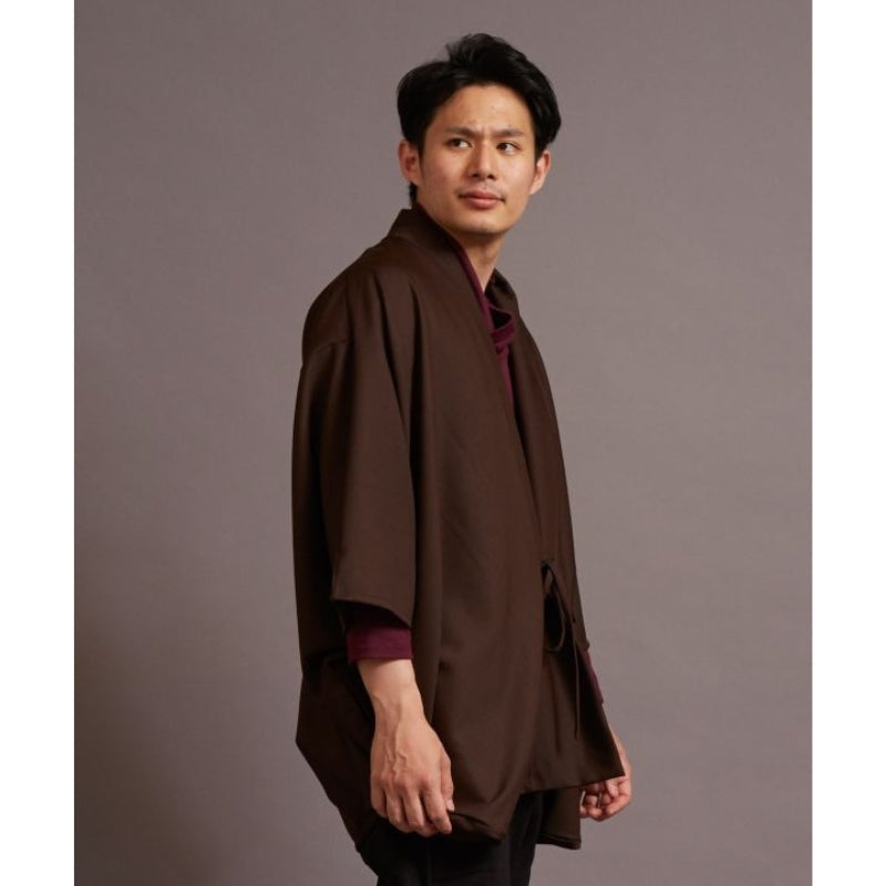 Kimono Jacke Männer - Braun