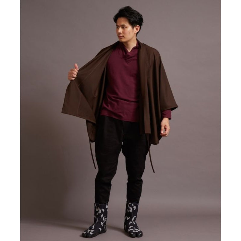 Kimono Jacke Männer - Braun
