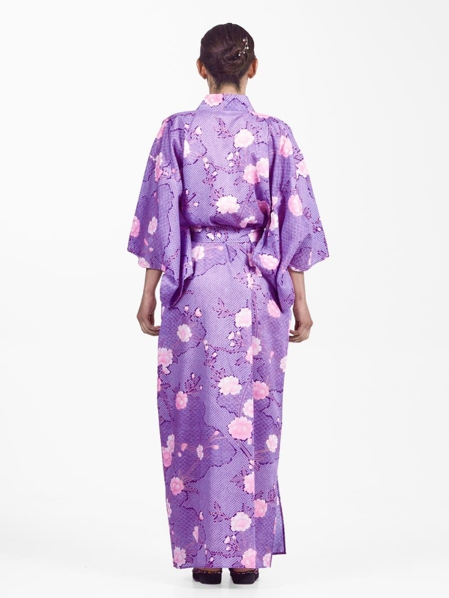 Kimono Yukata Femme Sakura to Kumo