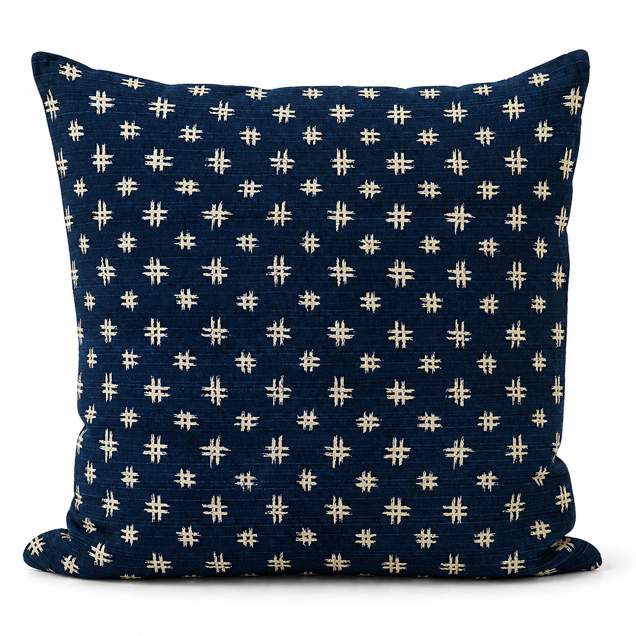 Kissenbezug Japanisch Blau Motiv Igeta - 50x50 cm