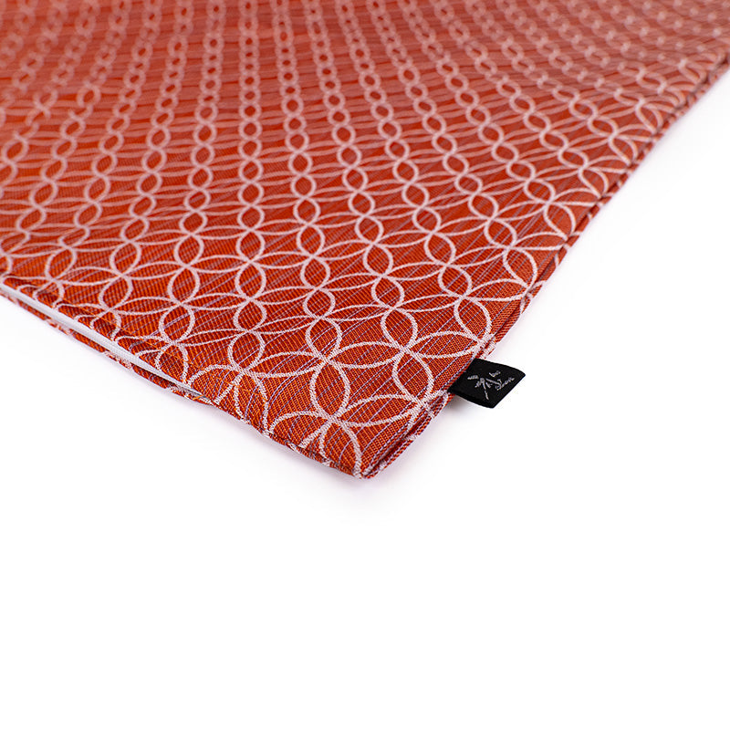 Kissenbezug Japanisch Motiv Shippo Orange - 50x50 cm