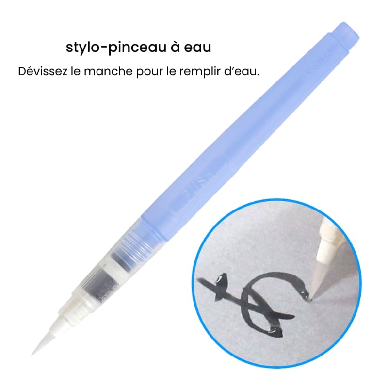 Hiragana-Trainingsset mit Wasserpinsel