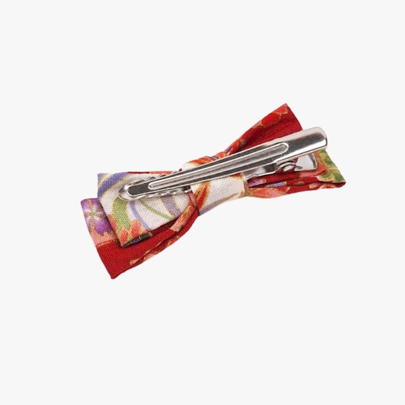 Kleine japanische Haarspange Rot