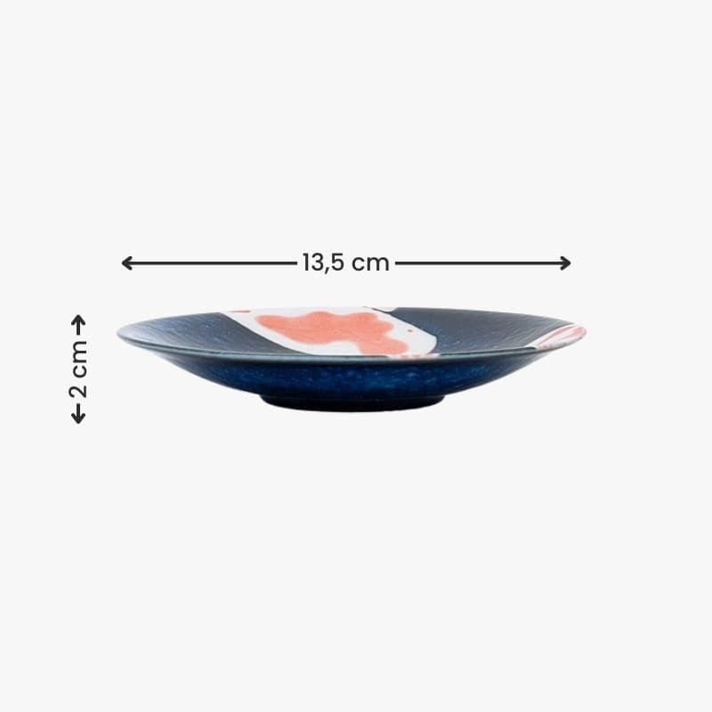 Kleiner Japanischer Teller - Koi-Karpfen
