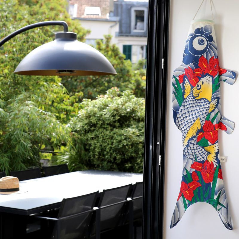 Koinobori Fisch Tätowierung - 100 cm