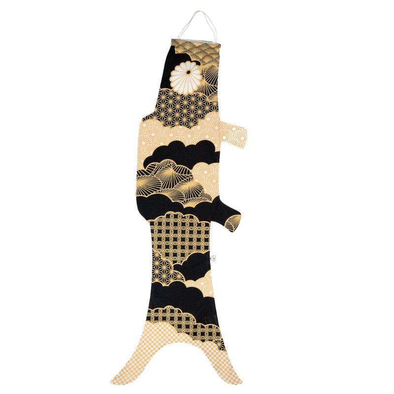Koinobori Patchwork Schwarz (M)