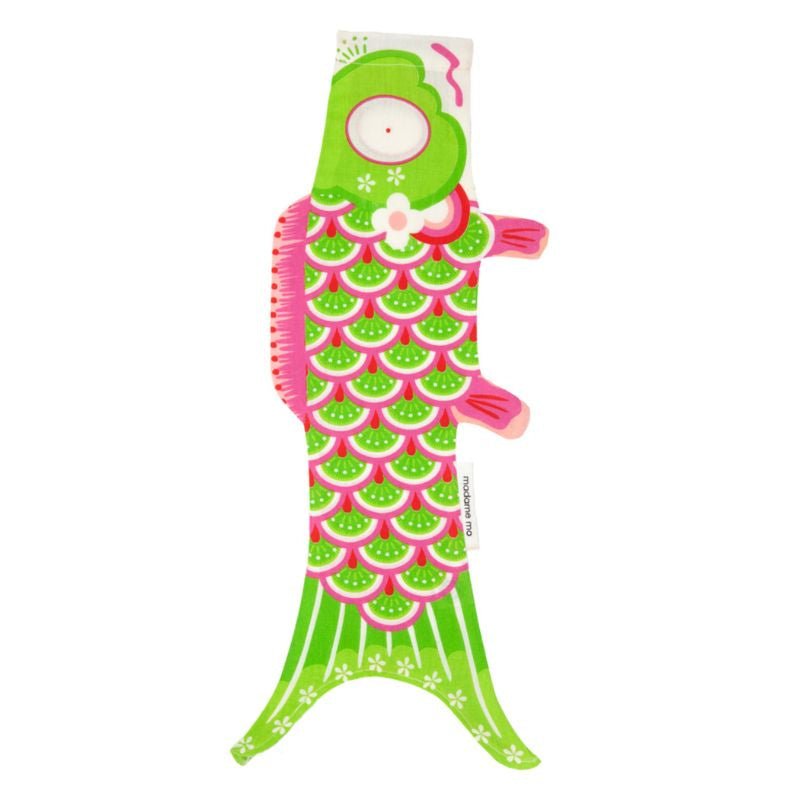 Koinobori Grün & Rosa Mini