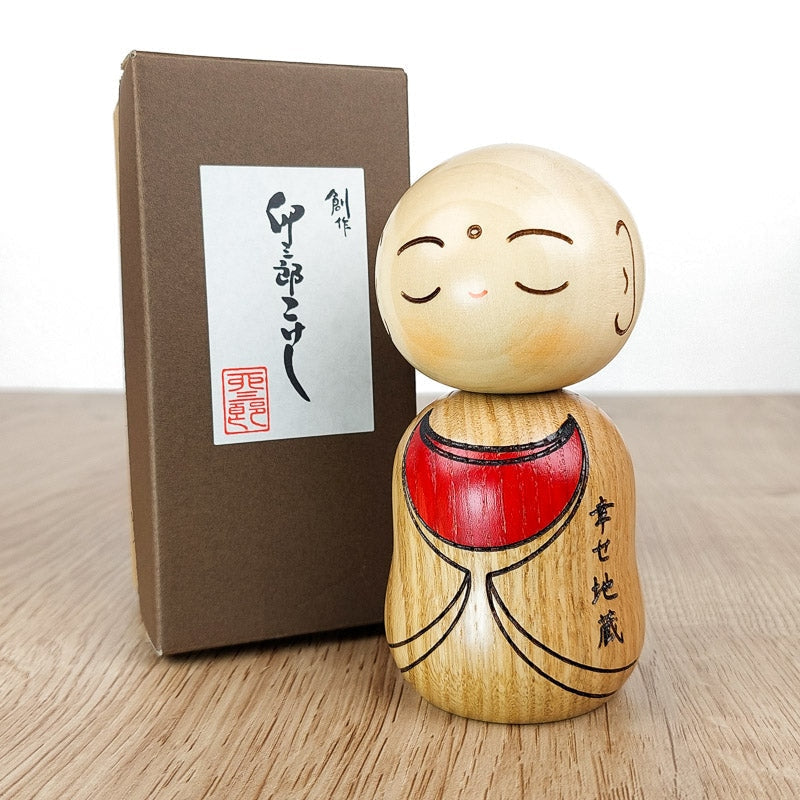 Kokeshi Holzpuppen - Mönch Jizo