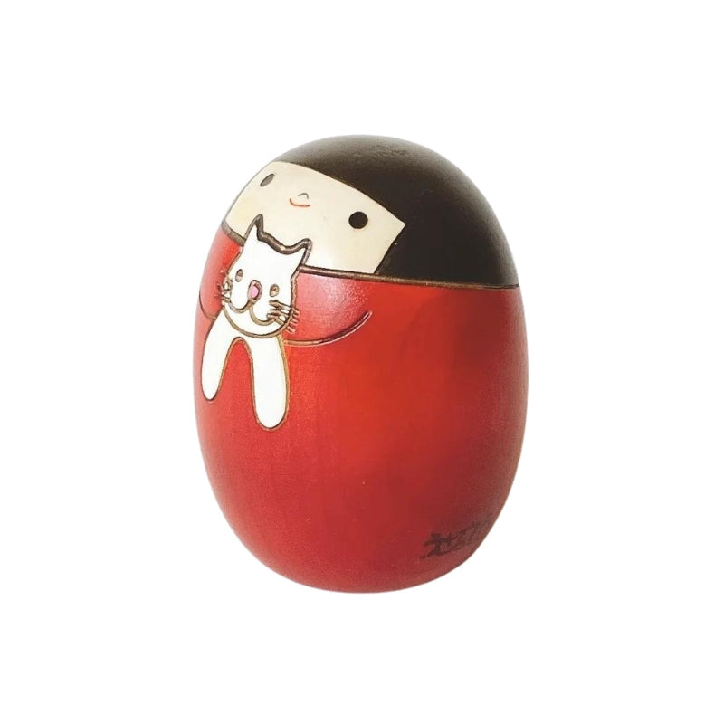 Kokeshi Neko Rot
