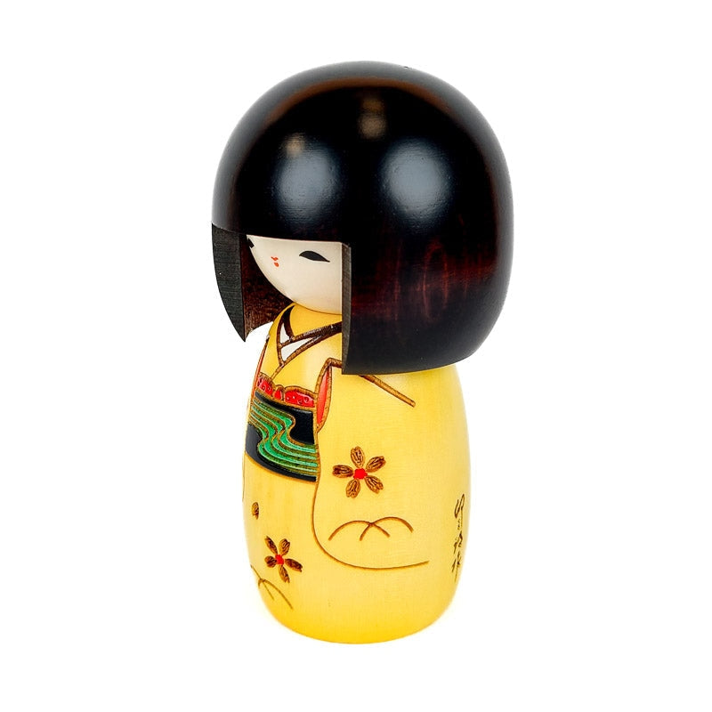Kokeshi Puppe - Gelb