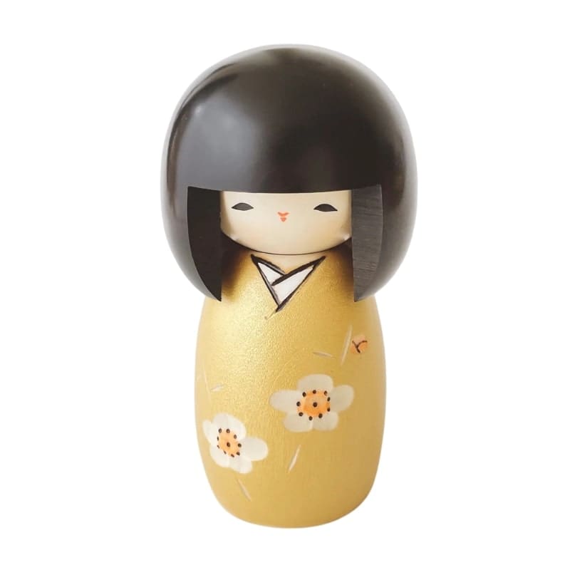 Kokeshi-Puppe - Kaika Gold