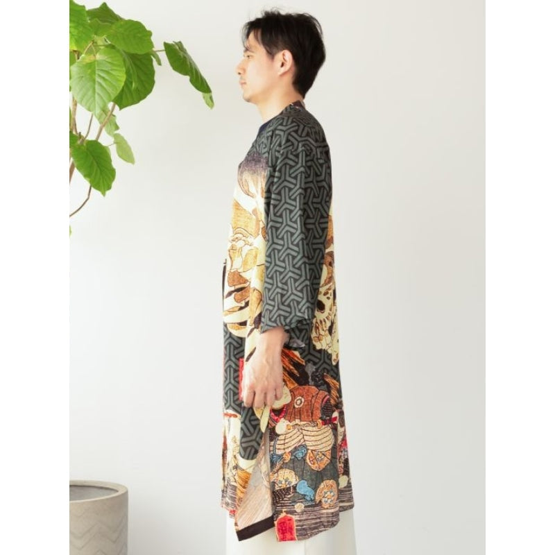 Lange Kimono Jacke
