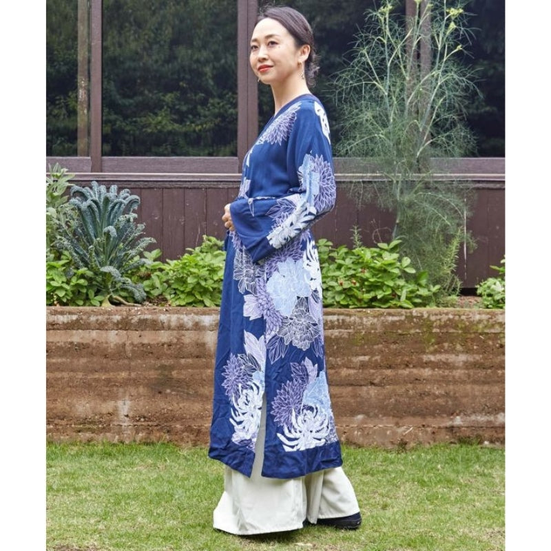 Langes Kleid Japanisch - Muster