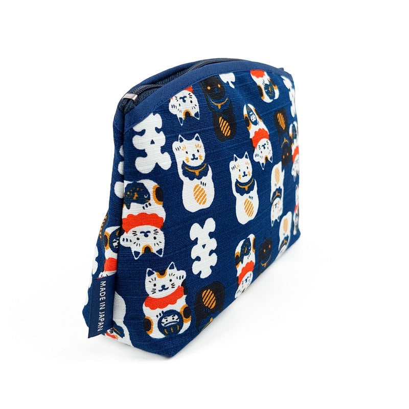 Mäppchen Maneki Neko Blau