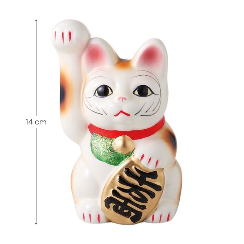 Maneki Neko Rechte Pfote - 14 cm