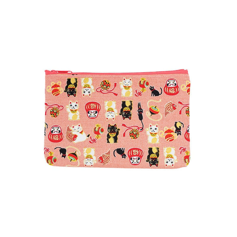 Mappe aus japanischem Stoff Rose