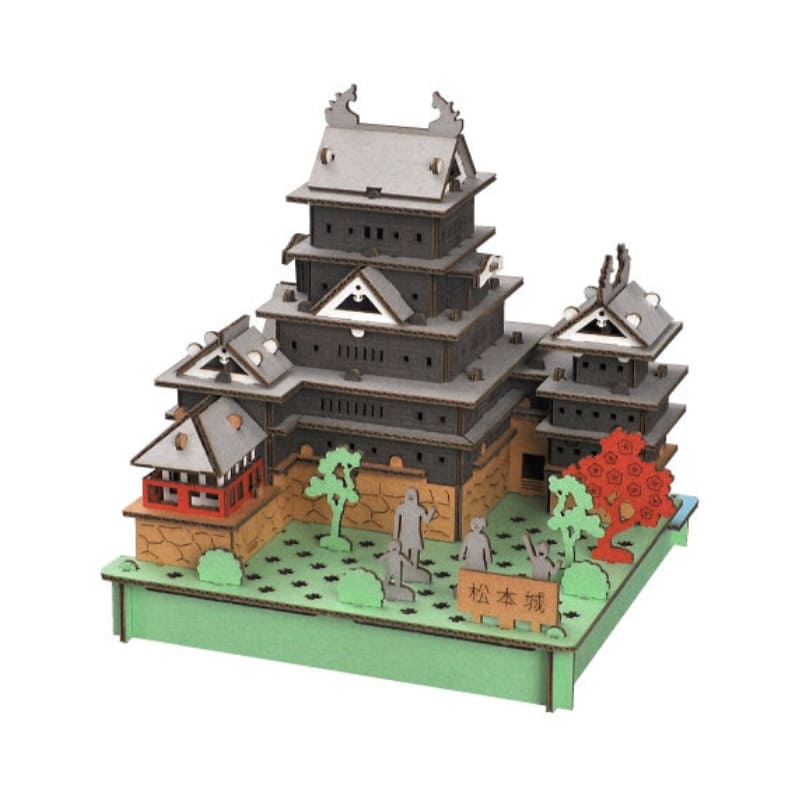 Japanisches Miniaturmodell - Schloss Matsumoto