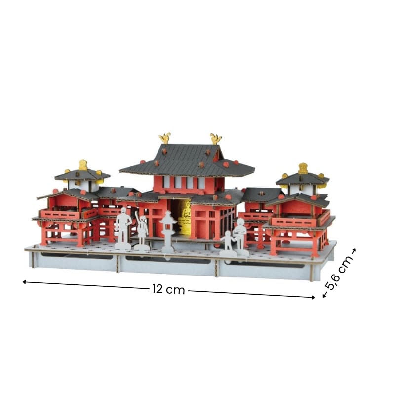 Japanisches Miniaturmodell - Byōdō-in-Tempel