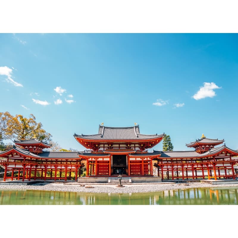 Japanisches Miniaturmodell - Byōdō-in-Tempel