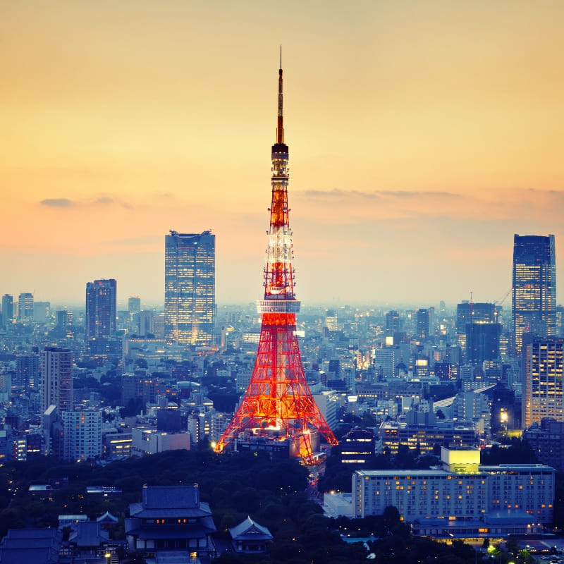 Japanisches Miniaturmodell - Tokyo Tower