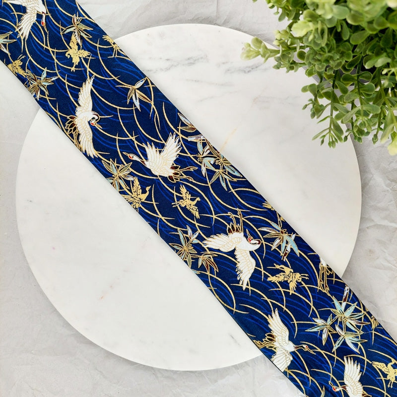 Marineblauer Obi-Gürtel - Tsuru