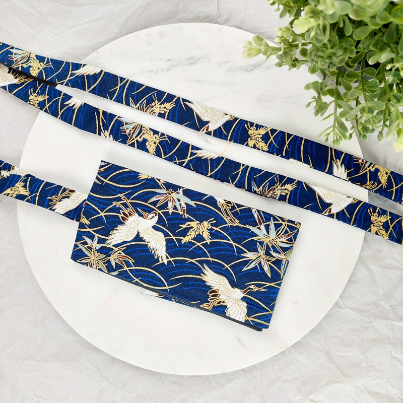 Marineblauer Obi-Gürtel - Tsuru